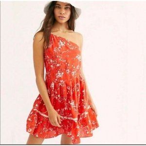 NWOT Free People All Mine One shoulder Dress L